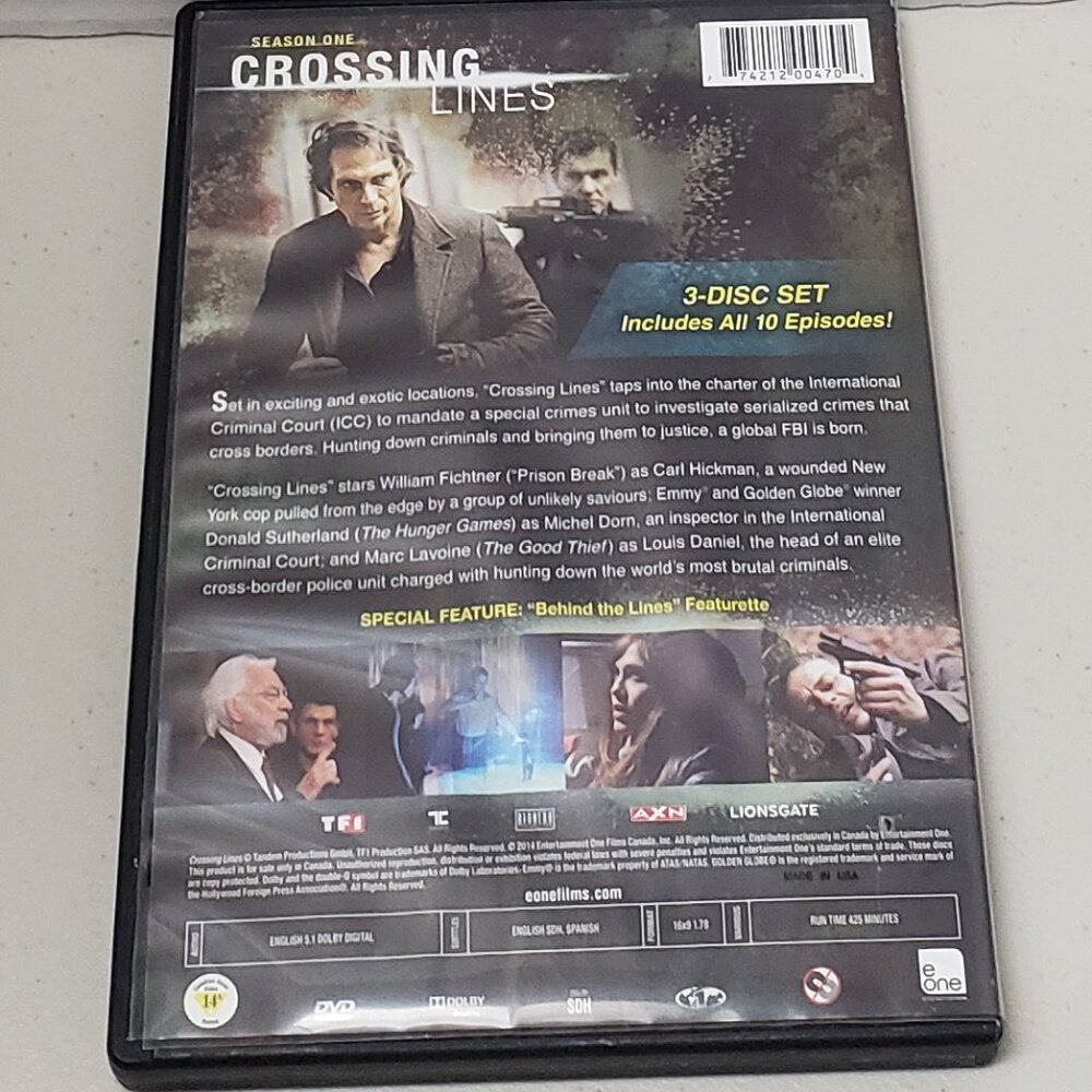 Crossing Lines Season 1 DVD - Picture 2 of 7